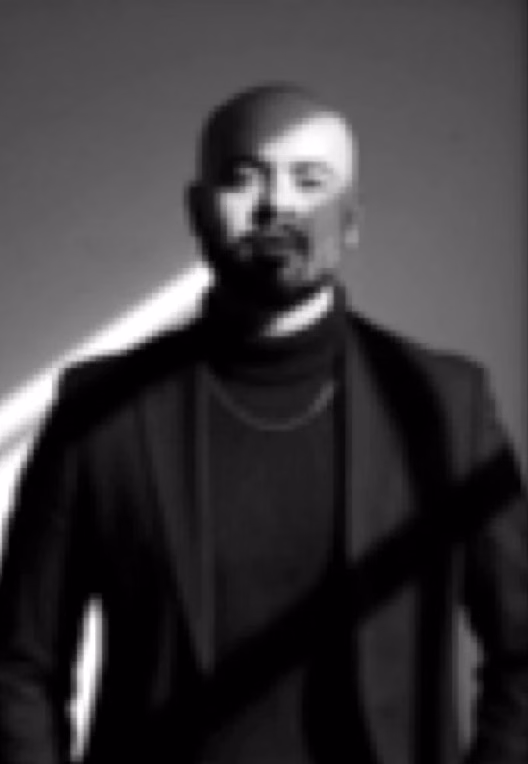 Black and white portrait of Kayro Valero